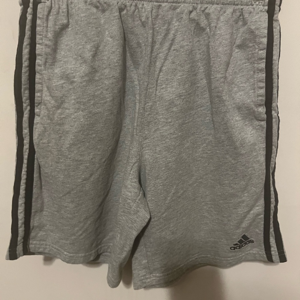Adidas Heather Gray Sports Shorts